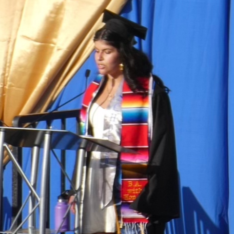 Headshot of Undergraduate Student Assistant, Sasha.