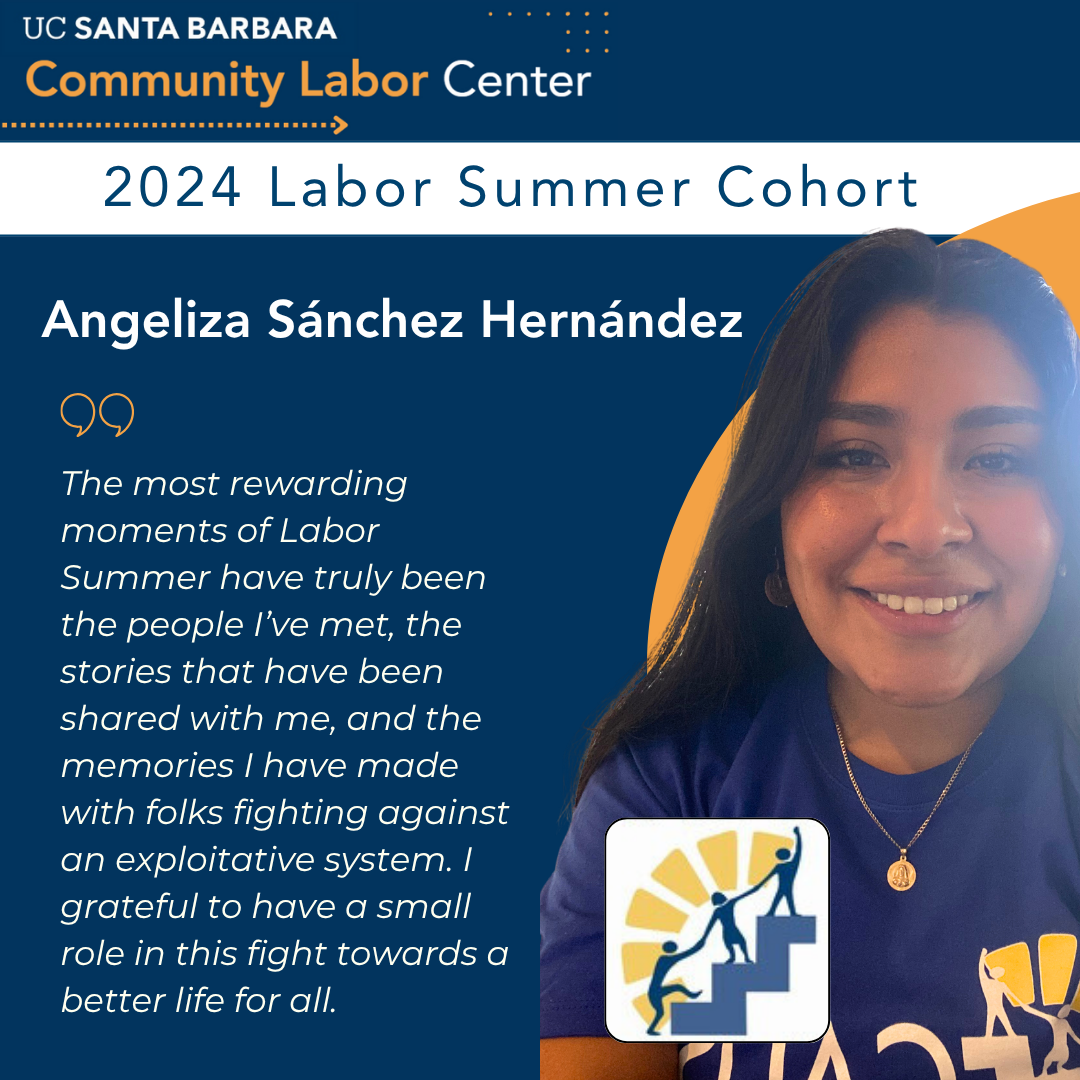 2024 Labor Summer Intern, Angeliza Sánchez Hernández.